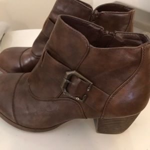 Cathy Jean brown booties
